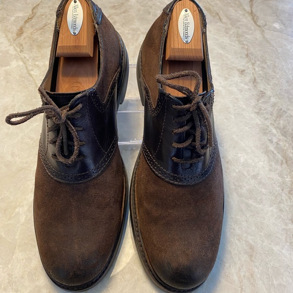 FRYE Men’s Oxford Saddle BROWN 13 D - Picture 4 of 11